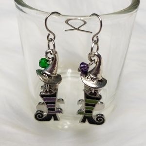 So Cute Witch Shoe Earrings!